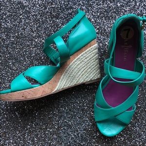 Cole Haan Nike Air sandals wedges size 7 B 👠💥